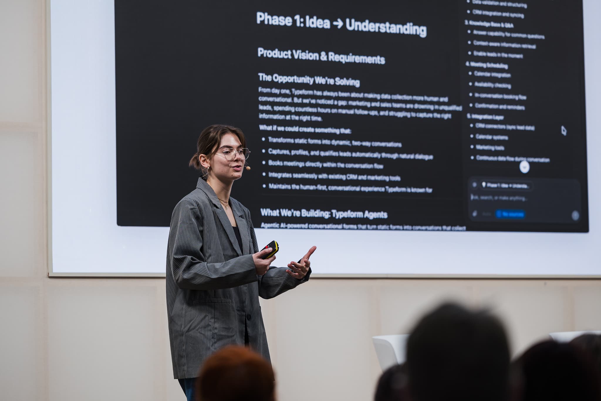 Ines Ruiz, senior data scientist at Typeform, demonstrates how they use Notion as their central knowledge hub throughout the entire product development lifecycle.