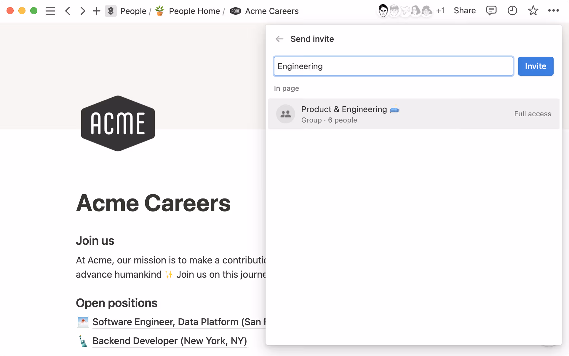 공유와 권한 - 그룹과 공유