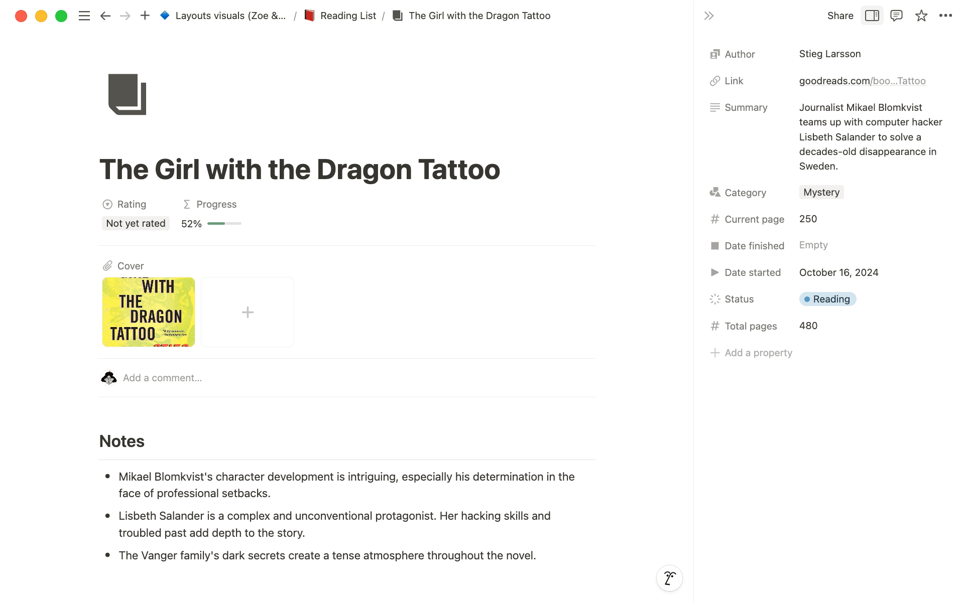 메인 페이지에 간단하고 이해하기 쉬운 보기를 만들면서 모든 것을 트래킹하세요.
