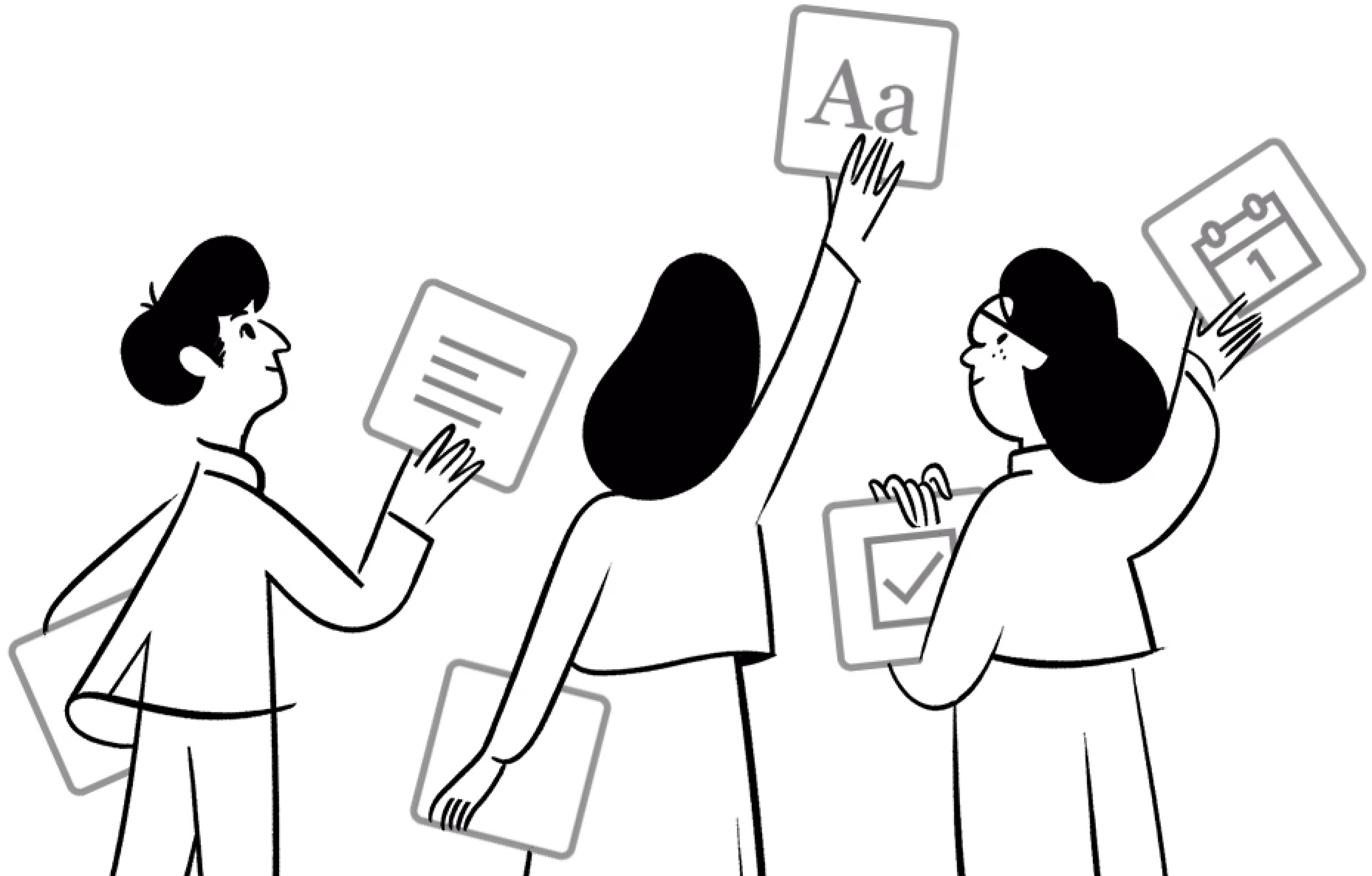 카드를 들고 있는 사람들 메인